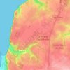Le Presbytère topographic map, elevation, terrain