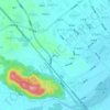 楼下山 topographic map, elevation, terrain