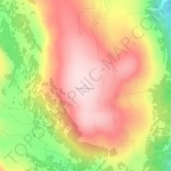 Ramundberget topographic map, elevation, terrain
