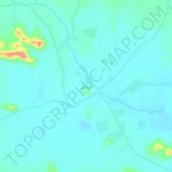 النخيل topographic map, elevation, terrain