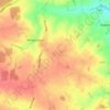 Mickley Green topographic map, elevation, terrain