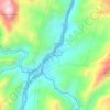 La Felisa topographic map, elevation, terrain