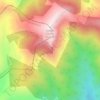 Aures Mountains topographic map, elevation, terrain