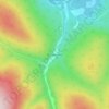 Barkerville topographic map, elevation, terrain