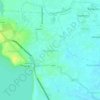 Alinjivakkam topographic map, elevation, terrain