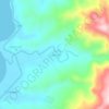 Tuburan topographic map, elevation, terrain