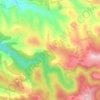عنبه topographic map, elevation, terrain