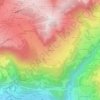 Nantailly topographic map, elevation, terrain