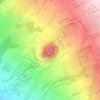 Piton Hyacinthe topographic map, elevation, terrain