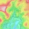 Rhiwbryfdir topographic map, elevation, terrain