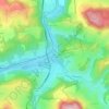 La Mothe topographic map, elevation, terrain