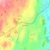 Twynholm topographic map, elevation, terrain