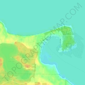 Saint James topographic map, elevation, terrain