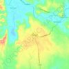 Burgos topographic map, elevation, terrain