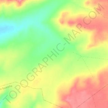 Toro topographic map, elevation, terrain