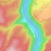 Shrek topographic map, elevation, terrain