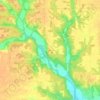 Castle Fin topographic map, elevation, terrain