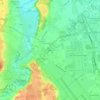 Beroux topographic map, elevation, terrain