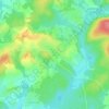 Athesans topographic map, elevation, terrain