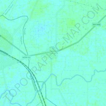 Karail topographic map, elevation, terrain