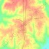 Chalybeate Springs topographic map, elevation, terrain