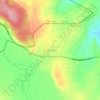 mairo inya topographic map, elevation, terrain