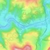 Pratnau topographic map, elevation, terrain