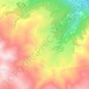 Beshumi topographic map, elevation, terrain