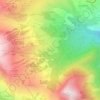 Le Cruet topographic map, elevation, terrain