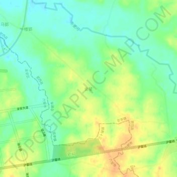 Jinxing topographic map, elevation, terrain
