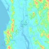 Dawei topographic map, elevation, terrain