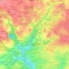 Kerléguer topographic map, elevation, terrain