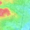 La Plume topographic map, elevation, terrain