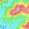 La Mouille Lotte topographic map, elevation, terrain