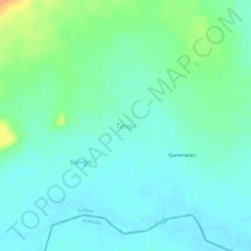 Tanga topographic map, elevation, terrain