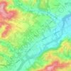 Barberi topographic map, elevation, terrain