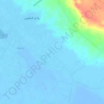 Ezbet Kafr Dawud topographic map, elevation, terrain