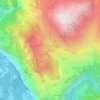 Auris en Oisans topographic map, elevation, terrain