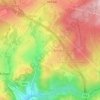 Cronchamps topographic map, elevation, terrain