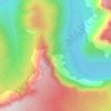 First Canyon topographic map, elevation, terrain