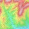 Kalblin topographic map, elevation, terrain