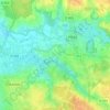 La Gaslonde topographic map, elevation, terrain
