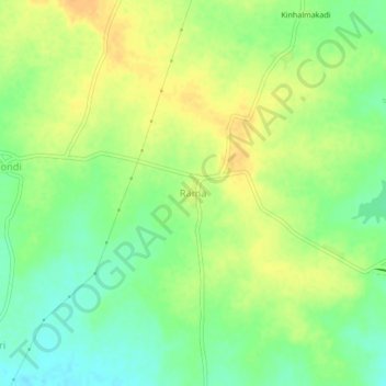 Rama topographic map, elevation, terrain