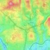 Idanha topographic map, elevation, terrain