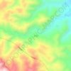 Bahai topographic map, elevation, terrain