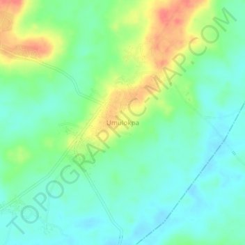 Umulokpa topographic map, elevation, terrain