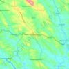 Ponkunnam topographic map, elevation, terrain