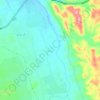 تندحة topographic map, elevation, terrain