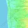 Ampenan Tengah topographic map, elevation, terrain