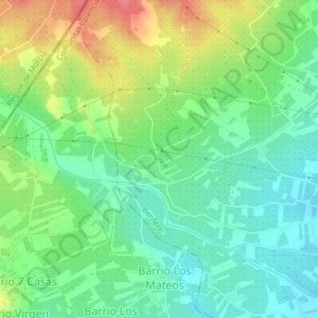 Isla Nueva topographic map, elevation, terrain